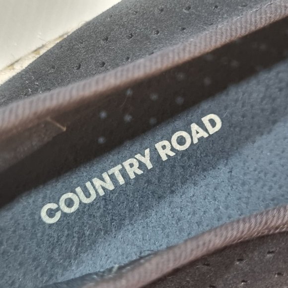 Country Road Men's Perforated Navy Suede Leather Men's Slip Ons, Size 44 - Picture 7 of 10